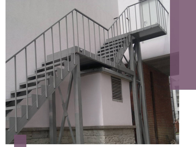 Монтаж пожарных лестниц под ключ в Кохме с гарантией качества