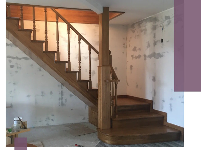 Ремонт деревянных лестниц в Кохме: быстро и качественно