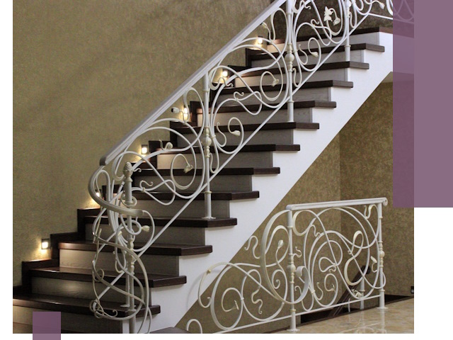 Кованые лестницы под ключ в Кохме — изготовление и монтаж