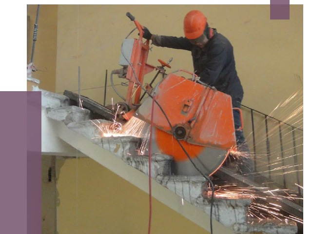 Демонтаж бетонных лестниц в Кохме от 4675 руб. за м2 | ПРОЛЁТ-Кхм