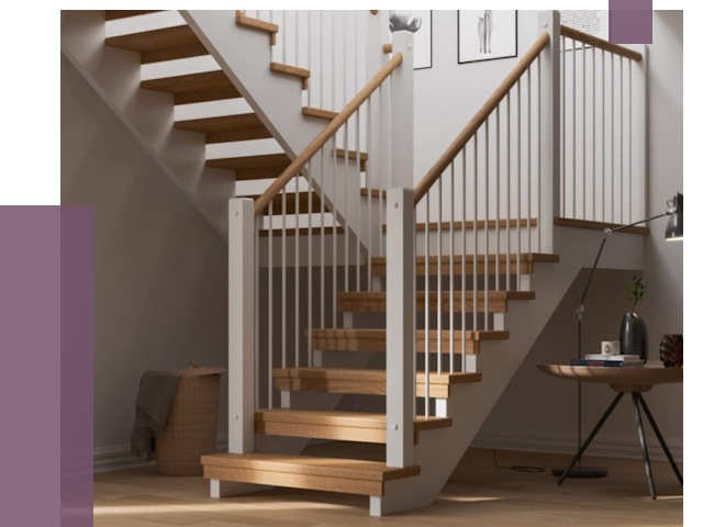 Маршевые лестницы в Кохме от 38695 руб. — монтаж | ПРОЛЁТ-Кхм