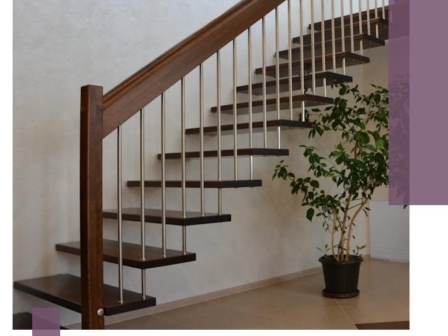 Лестницы на больцах под ключ в Кохме – изготовление и монтаж