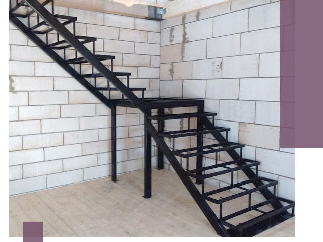 Лестницы на металлокаркасе под ключ в Кохме — изготовление и монтаж