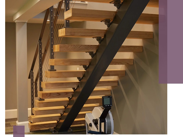 Лестницы на монокосоурах под ключ в Кохме - изготовление и монтаж