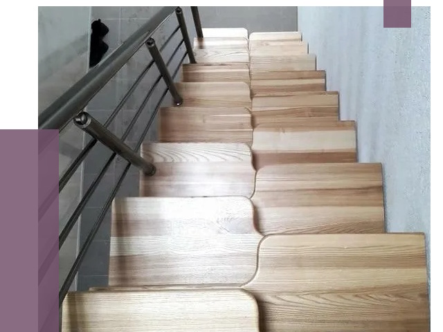 Лестницы гусиный шаг в Кохме от 13245 руб. под ключ | ПРОЛЁТ-Кхм