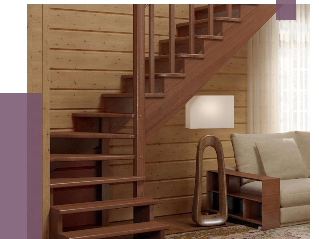 Лестницы эконом класса в Кохме от 18543 руб. бюджетные решения