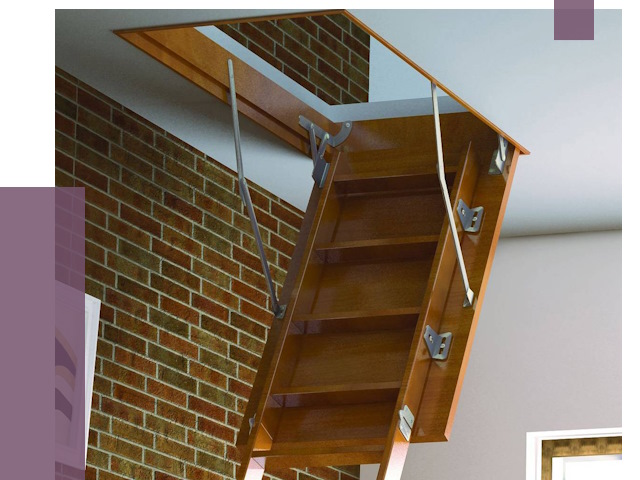 Установка чердачной лестницы в Кохме от 7947 руб. | ПРОЛЁТ-Кхм