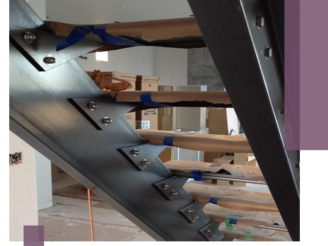 Усиление лестничных конструкций и усиление опор в Кохме