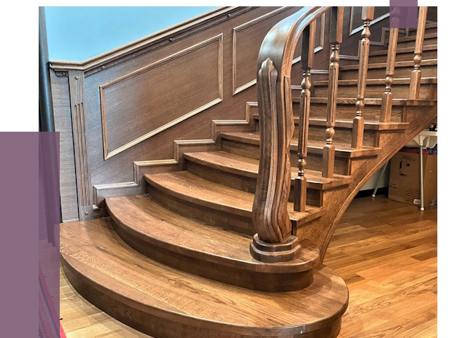 Дубовые лестницы под ключ в Кохме от 179193 руб. — ПРОЛЁТ-Кхм