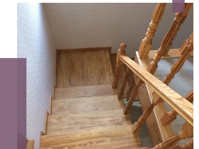 Сосновые лестницы в Кохме под ключ от 8207 руб.  | ПРОЛЁТ-Кхм