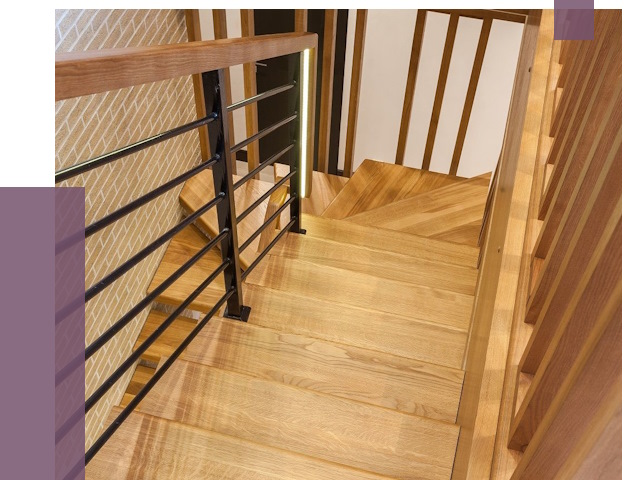 Лестницы из ясеня в Кохме под ключ от 10180 руб. 