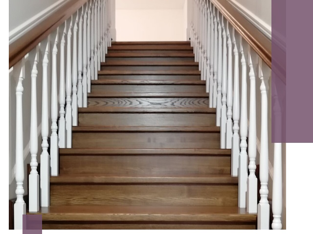 Лестницы из ясеня на заказ в Кохме — изготовление и монтаж