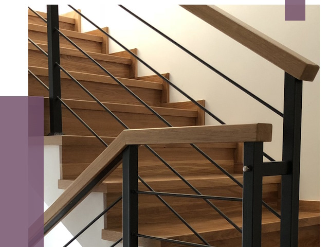 Обшивка металлической лестницы деревом в Кохме от 4415 руб. 