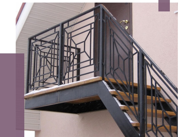 Металлические перила в Кохме от 4363 руб.  | ПРОЛЁТ-Кхм