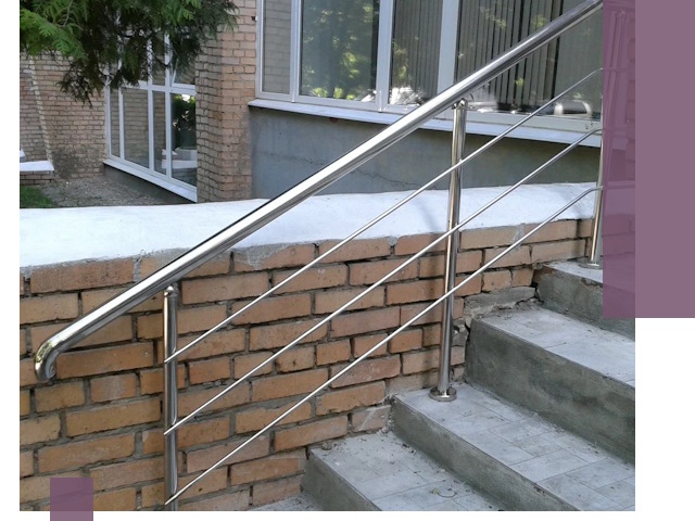 Перила из нержавеющей стали высокого качества в Кохме
