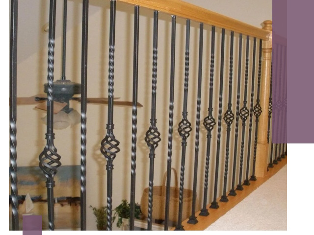 Изготовление и монтаж кованных перил в Кохме под ключ