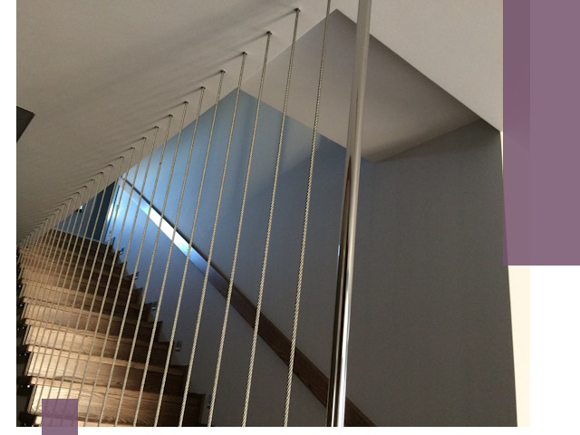 Тросовые перила под ключ в Кохме — производство и монтаж