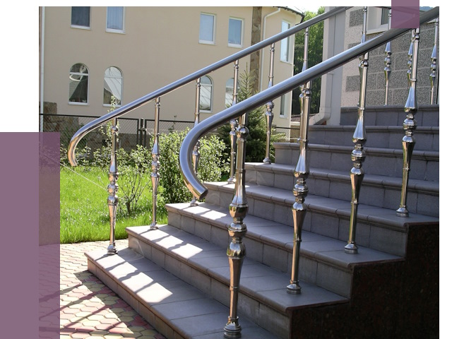 Перила для крыльца в Кохме от 10907 руб. — монтаж ПРОЛЁТ-Кхм