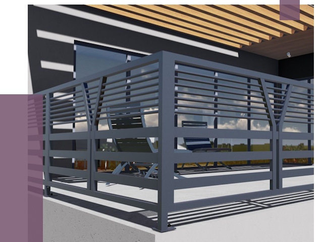 Изготовление балконных ограждений в Кохме от 10907 руб. | ПРОЛЁТ-Кхм