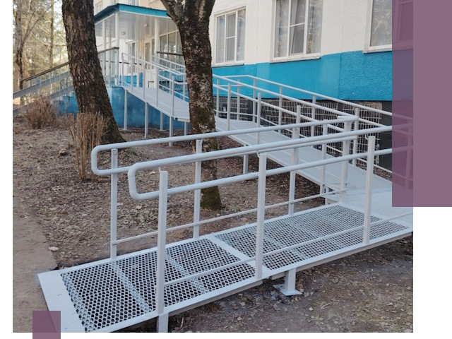 Пандусы под ключ в Кохме: изготовление, монтаж и демонтаж