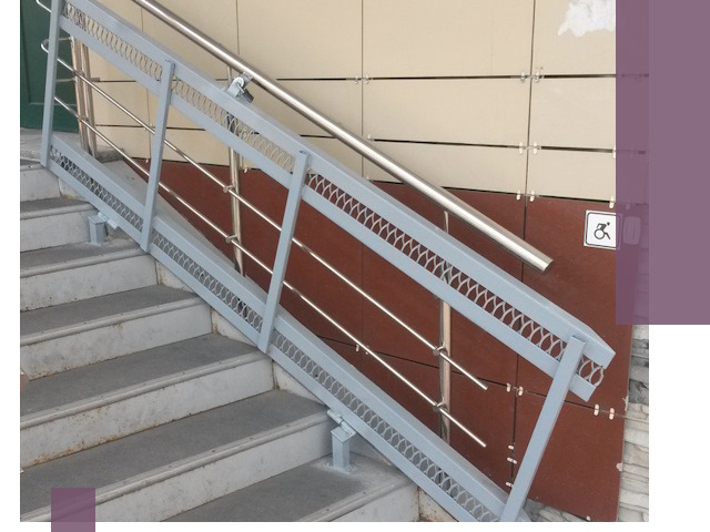 Изготовление откидных пандусов под ключ в Кохме