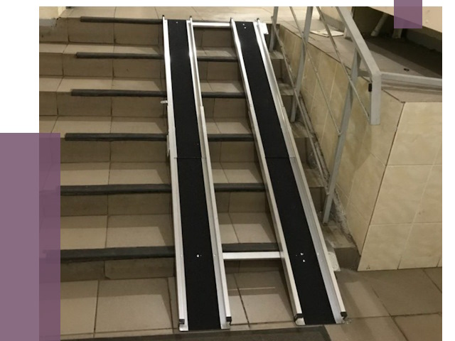 Установка пандуса в подъезд в Кохме от 8103 руб. под ключ | ПРОЛЁТ-Кхм