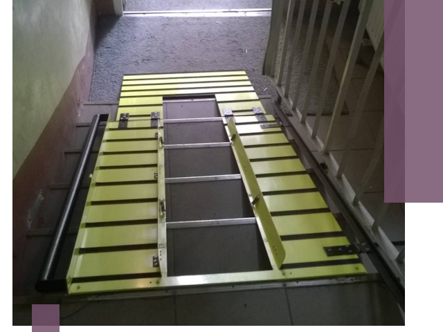 Профессиональный монтаж пандуса в подъезд в Кохме