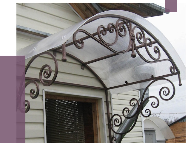 Изготовление козырьков в Кохме от 7479 руб. — заказать | ПРОЛЁТ-Кхм