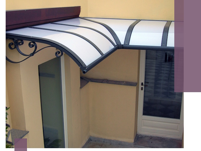 Монтаж козырьков любой сложности в Кохме под ключ