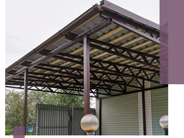 Навесы под ключ в Кохме: изготовление, монтаж и гарантия