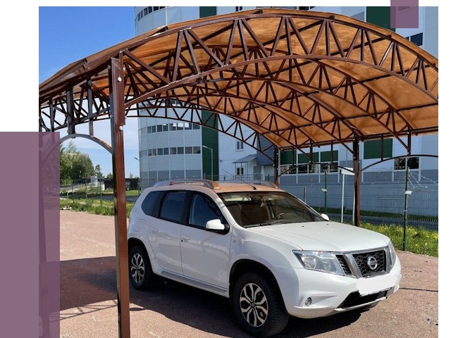 Недорогие навесы в Кохме от 43630 руб.  | ПРОЛЁТ-Кхм