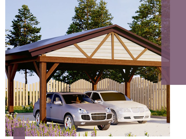 Навесы для автомобиля в Кохме — изготовление и монтаж