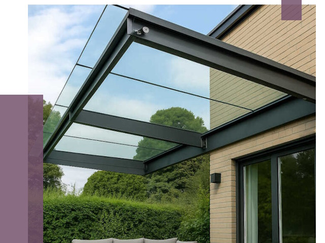 Стеклянные навесы и козырьки в Кохме от 12466 руб.