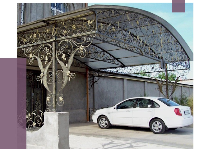 Кованые навесы в Кохме от 14803 руб. | ПРОЛЁТ-Кхм