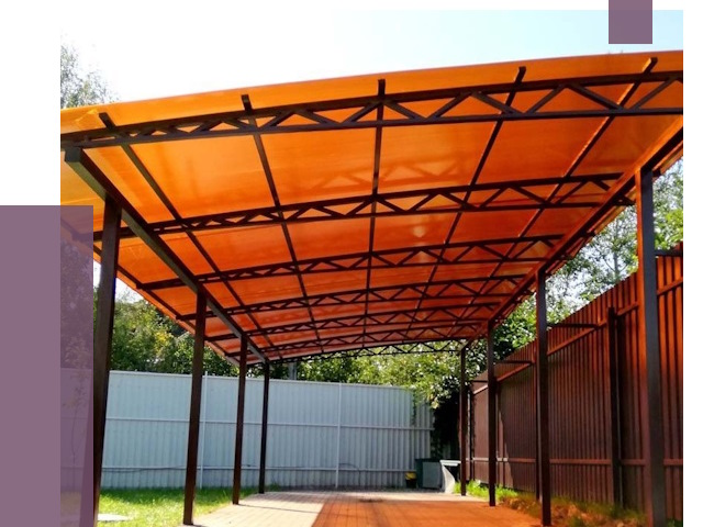 Односкатные навесы под ключ в Кохме от 13349 руб. 