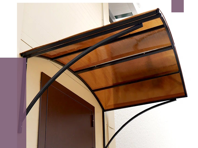 Недорогие козырьки в Кохме от 7708 руб.  | ПРОЛЁТ-Кхм