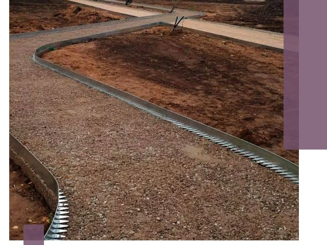 Металлические бордюры под ключ в Кохме — изготовление и монтаж