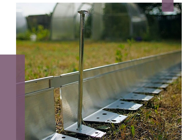 Металлические бордюры для газона в Кохме от 4363 руб. | ПРОЛЁТ-Кхм