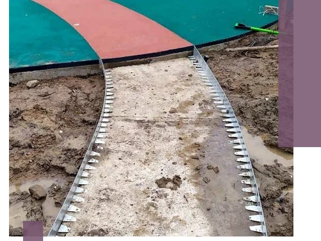 Металлические бордюры для дорожек в Кохме — монтаж и изготовление