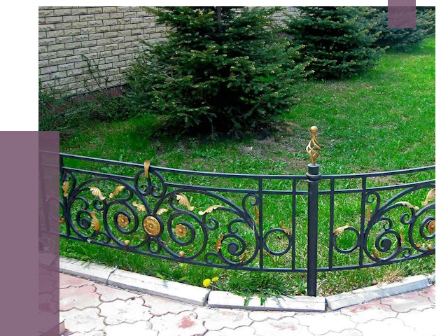 Кованые газонные ограждения в Кохме от 7739 руб. — ПРОЛЁТ-Кхм