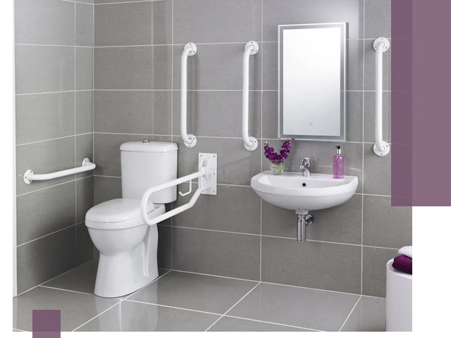 Поручни для санузлов в Кохме: установка, ремонт и монтаж