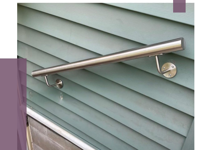 Поручни из нержавеющей стали в Кохме от 7791 руб.  | ПРОЛЁТ-Кхм